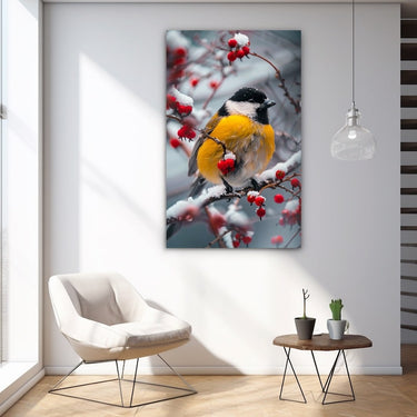 Long Tailed Tit Painting